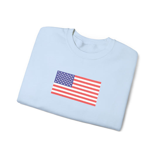 One Nation Outfitter- American Flag Crew Neck