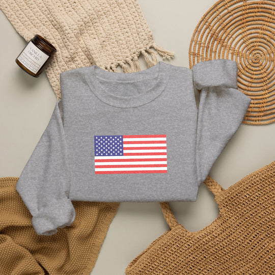 One Nation Outfitter- American Flag Crew Neck
