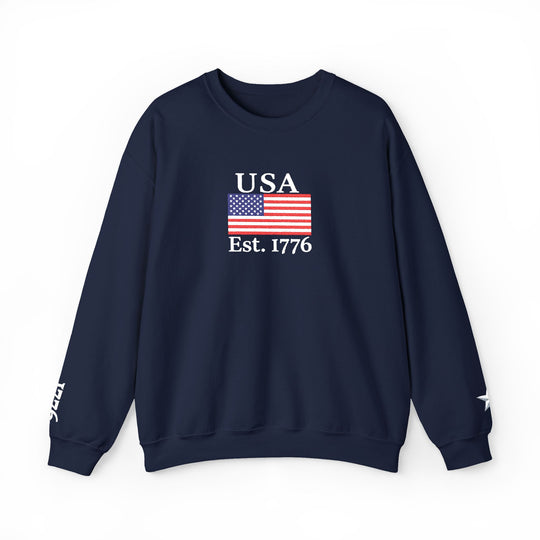 One Nation Outfitter - Navy USA 1776 crew neck