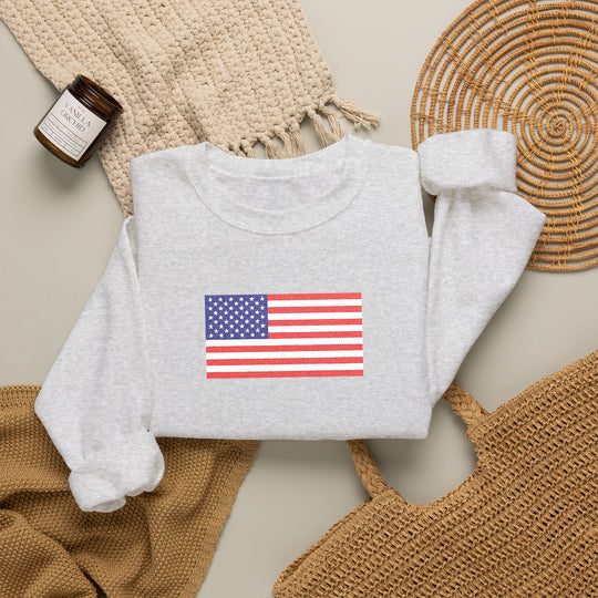 One Nation Outfitter- American Flag Crew Neck