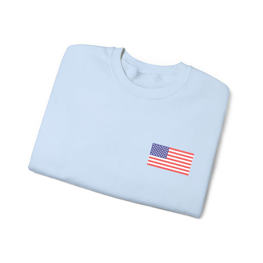 One Nation Outfitter American Flag crew neck