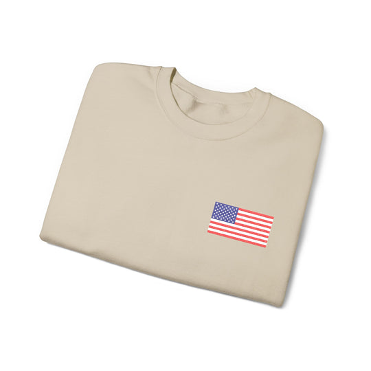 One Nation Outfitter American Flag crew neck