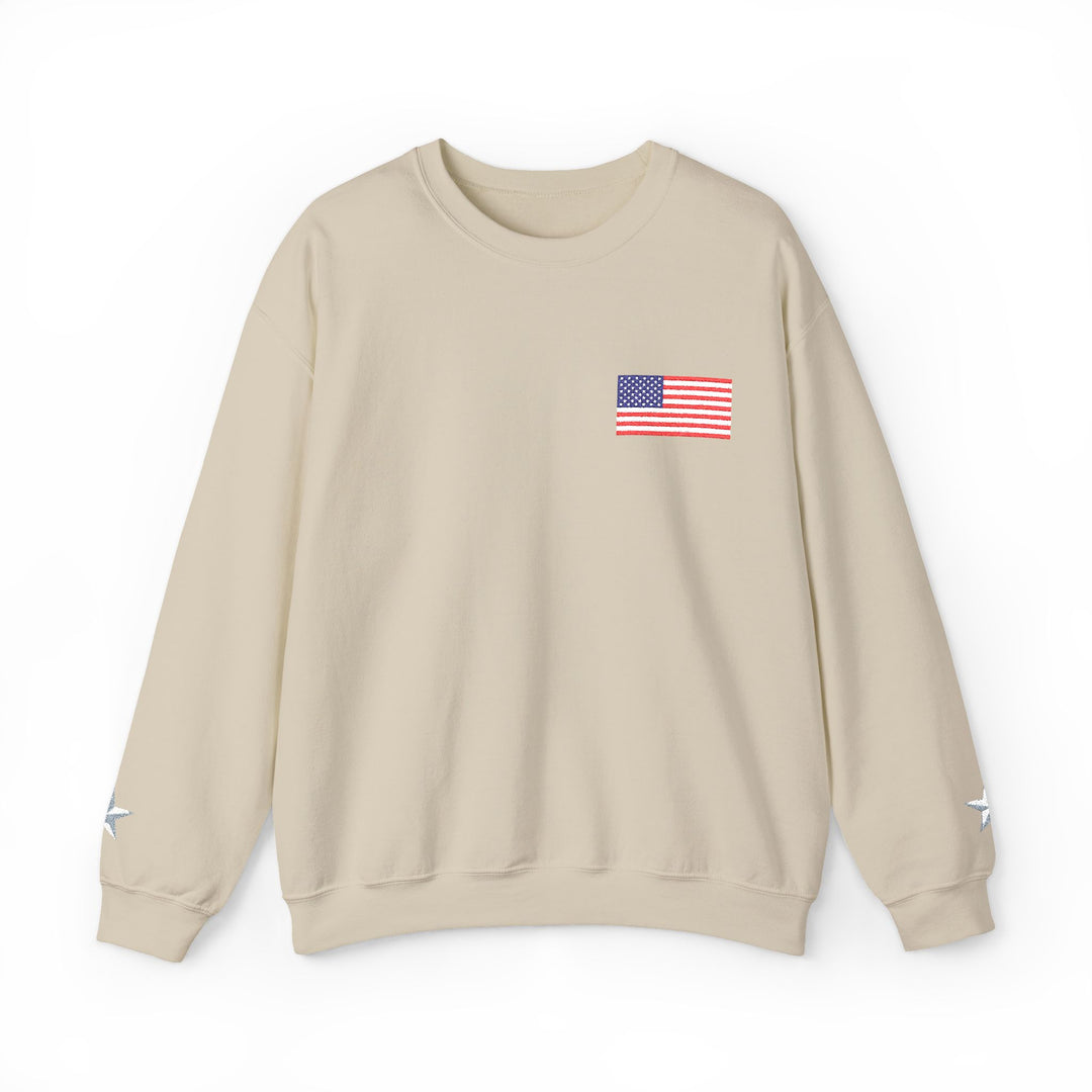 One Nation Outfitter American Flag crew neck