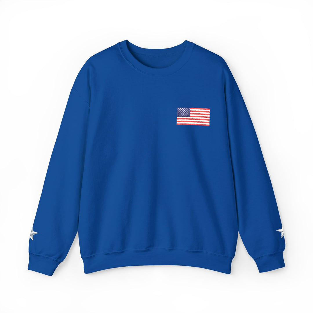 One Nation Outfitter American Flag crew neck