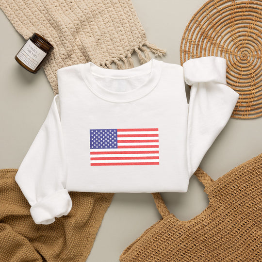 One Nation Outfitter- American Flag Crew Neck