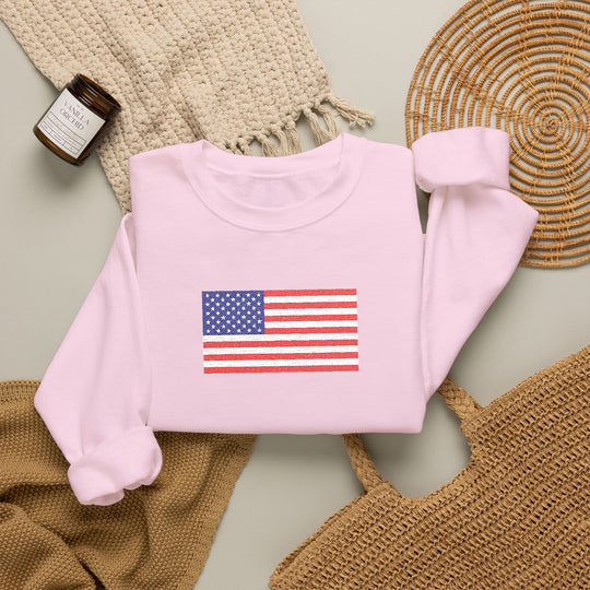 One Nation Outfitter- American Flag Crew Neck
