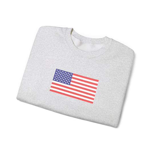 One Nation Outfitter- American Flag Crew Neck