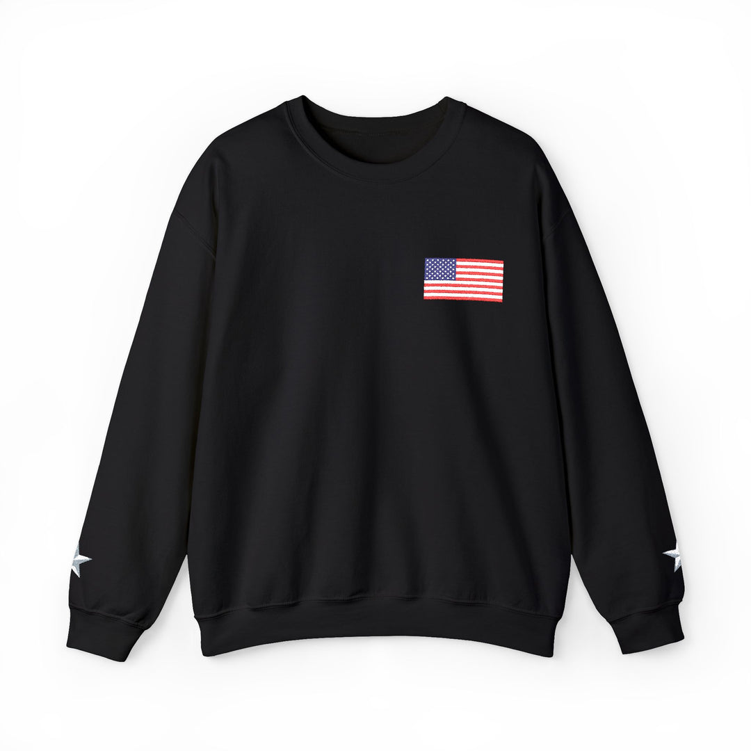 One Nation Outfitter American Flag crew neck