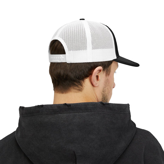 One Nation Outfitter - Black &amp; White American Flag Hat
