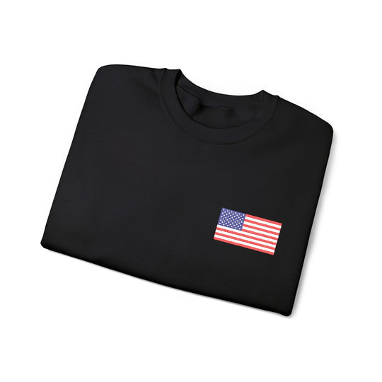 One Nation Outfitter American Flag crew neck