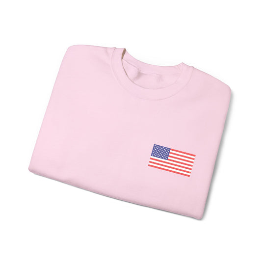 One Nation Outfitter American Flag crew neck