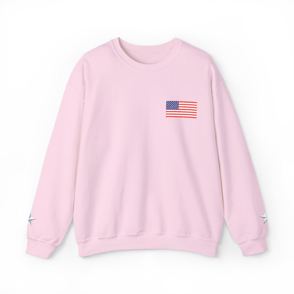 One Nation Outfitter American Flag crew neck