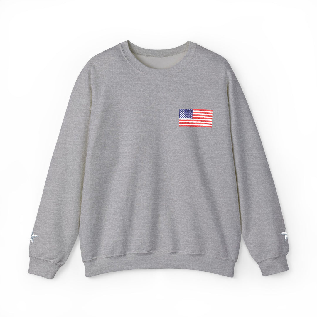 One Nation Outfitter American Flag crew neck