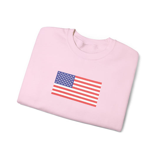 One Nation Outfitter- American Flag Crew Neck
