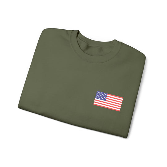 One Nation Outfitter American Flag crew neck