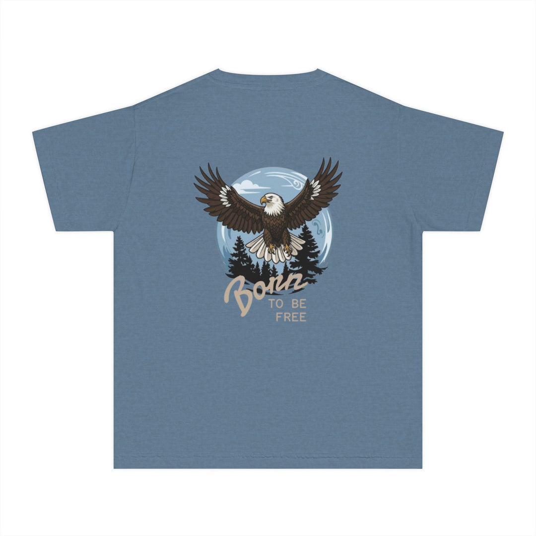 Youth One Nation Outfitter — "Born to Be Free" Eagle Graphic Tee