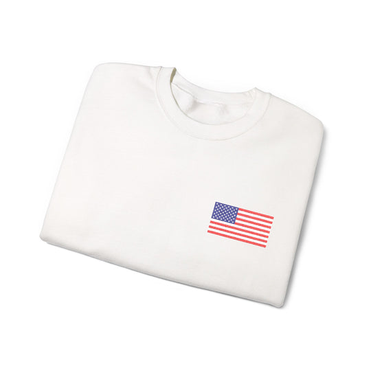 One Nation Outfitter American Flag crew neck