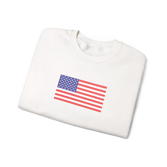 One Nation Outfitter- American Flag Crew Neck