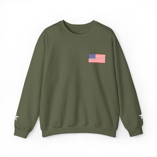 One Nation Outfitter American Flag crew neck