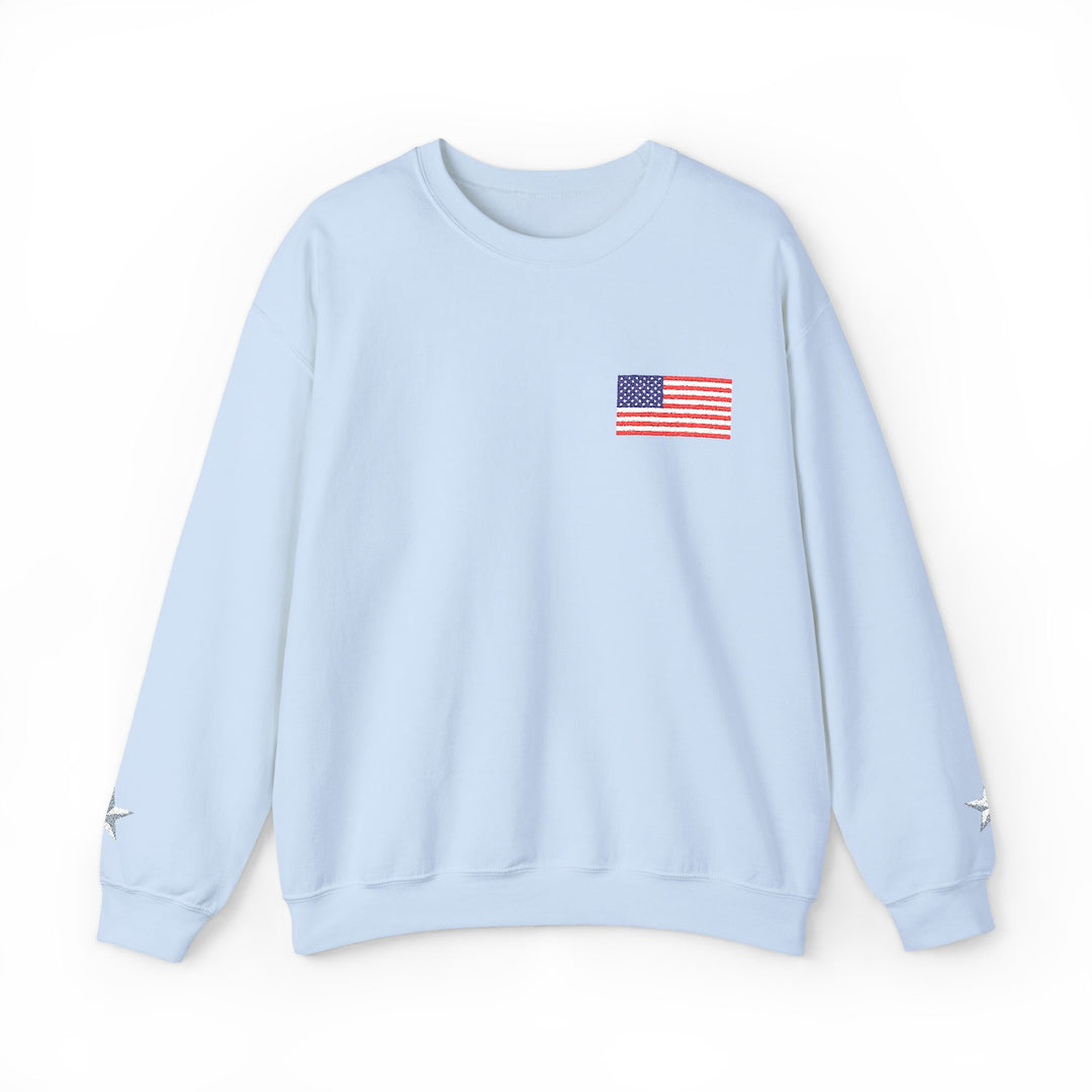 One Nation Outfitter American Flag crew neck