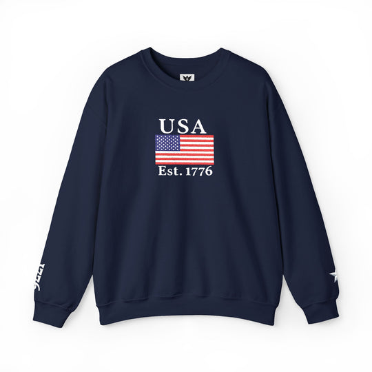 One Nation Outfitter - Navy USA 1776 crew neck