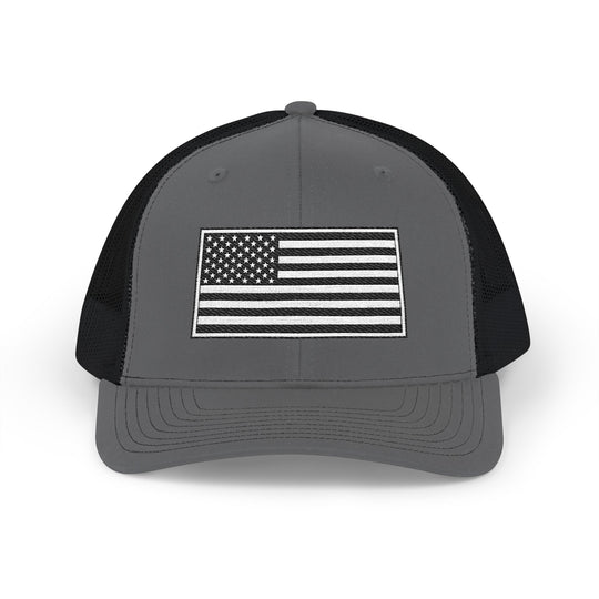 One Nation Outfitter - Black &amp; White American Flag Hat