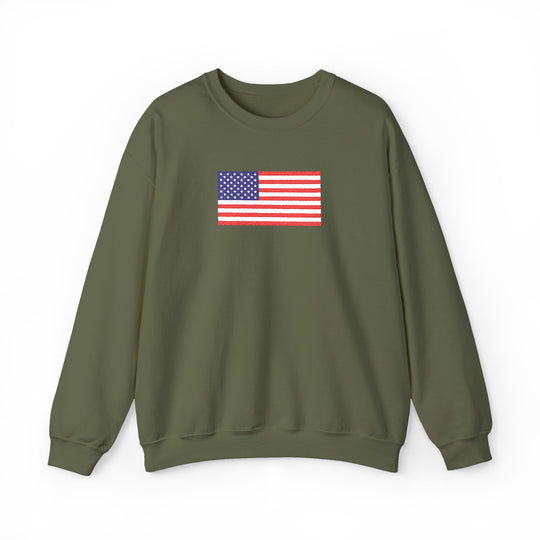 One Nation Outfitter- American Flag Crew Neck