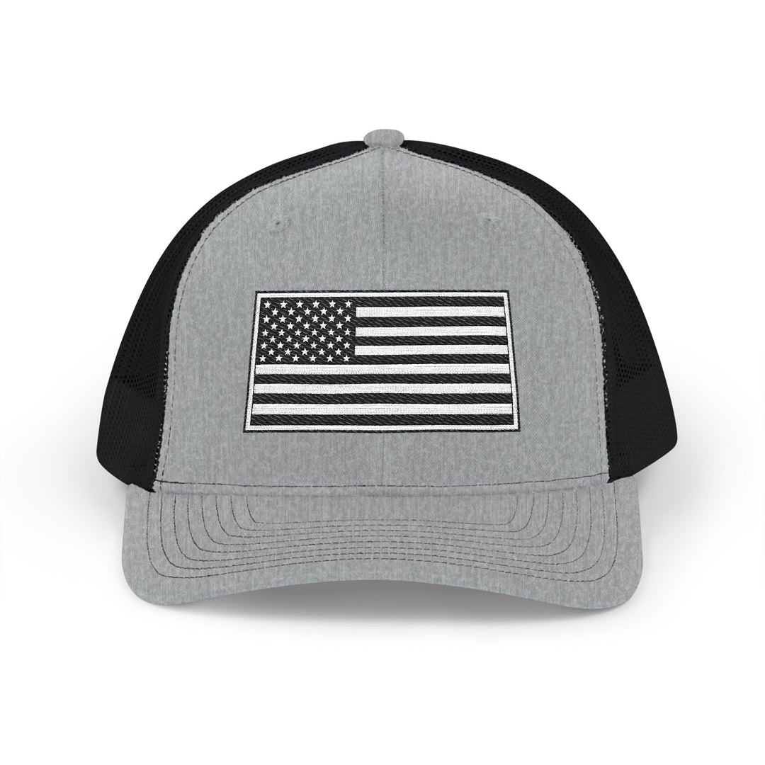 One Nation Outfitter - Black &amp; White American Flag Hat