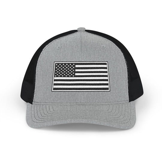 One Nation Outfitter - Black &amp; White American Flag Hat