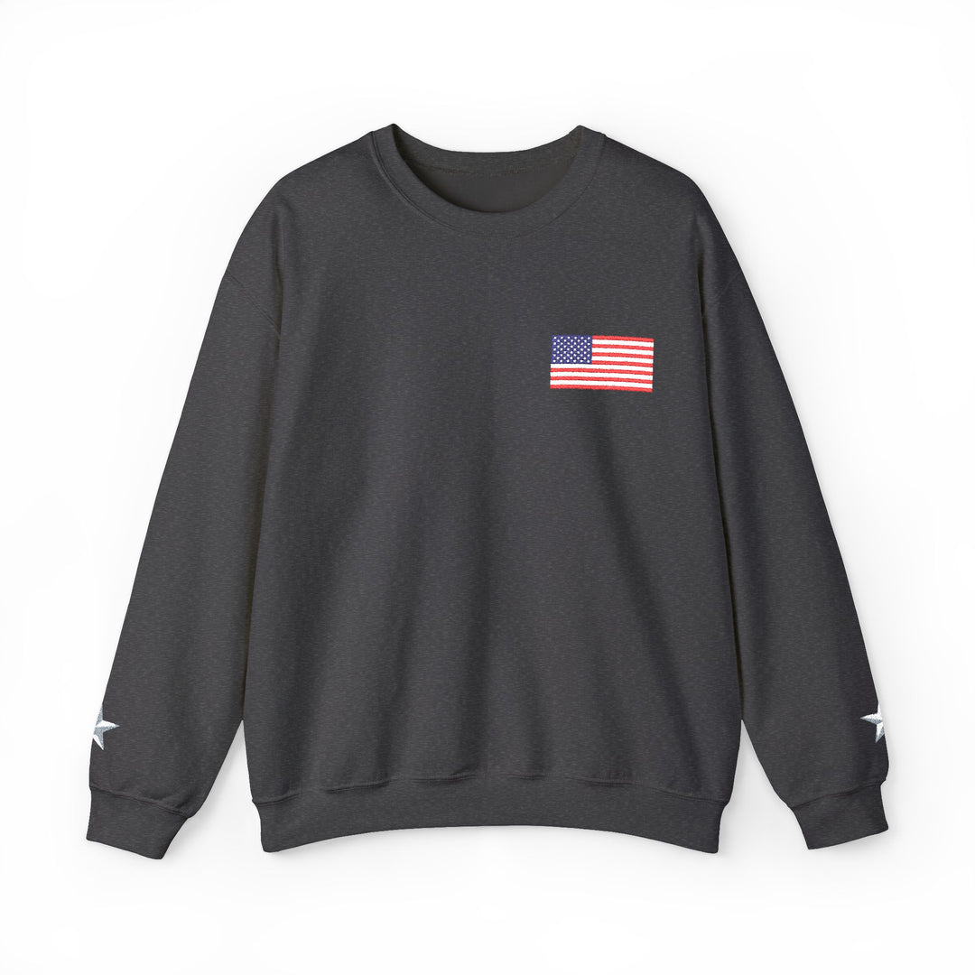 One Nation Outfitter American Flag crew neck