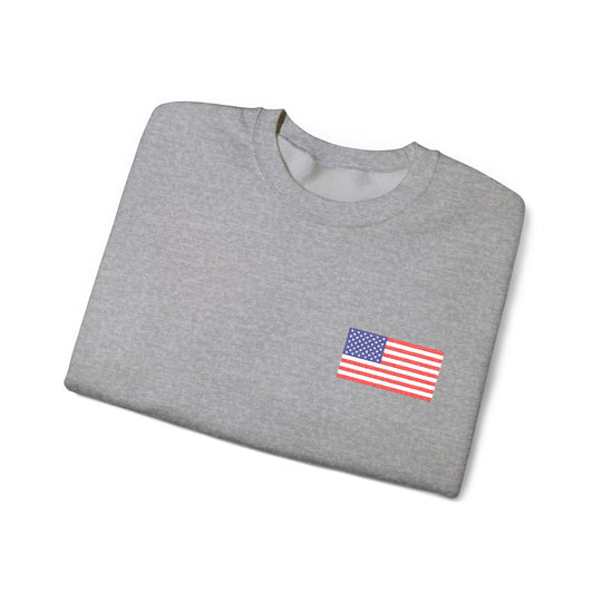 One Nation Outfitter American Flag crew neck