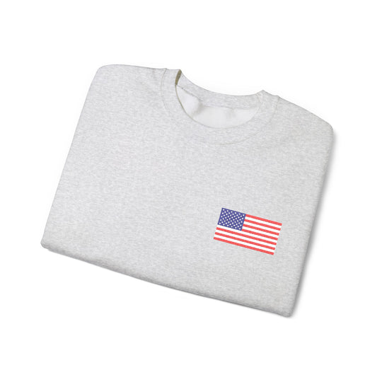 One Nation Outfitter American Flag crew neck